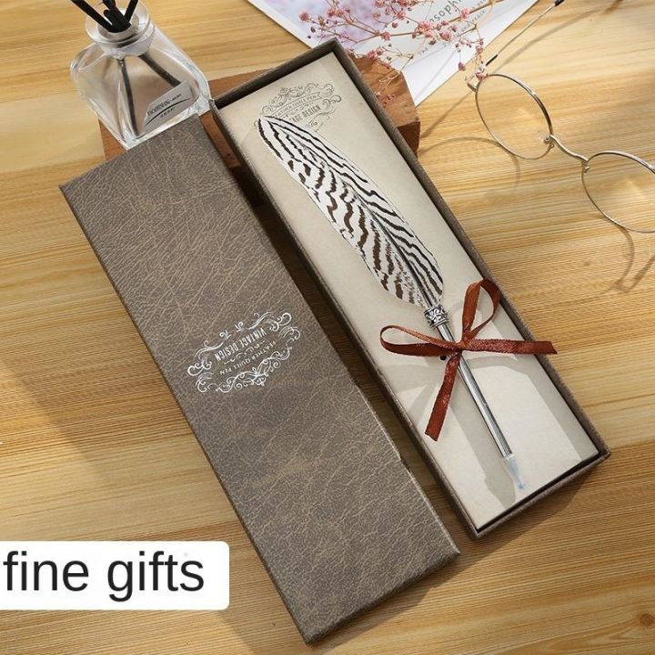 feathers-metal-ballpoint-pen-retro-creative-wedding-pen-gift-box-really-quill-oily-gift
