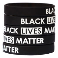 bashijian Zozo Black lives Matter wristband กำไลยางซิลิโคนสีดำฉันไม่สามารถหายใจได้