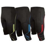 Men 3/4 Football Shorts Soccer Jogging Running Training Pants 6611