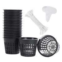 Planting Basket Set Reusable Hydroponic Net Pot Practical Heavy Duty Round Garden Planting Mesh Net Pot Bucket Basket pleasure