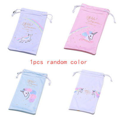 1set Bags Cloth Case Glasses Box Spectacle Cartoon Gift Kawaii Cute Protable