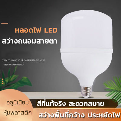 หลอดไฟ LED High Bulb หลอดไฟประหยัดพลังงาน ราคาถูก ใช้ขั้วเกลียว E27 หลอดไฟบ้าน ไฟตลาดนัด แสงเดย์ไลท์ ไฟ 35/45/55/65/85