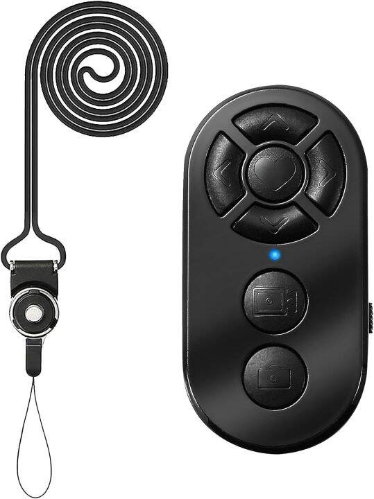 2 Pack Wireless Camera Remote Control - Wireless Remote for iPhone &  Android Phones iPad iPod Tablet, Clicker for Photos & Videos