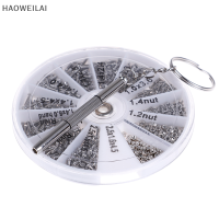 [HAOWEILAI] 600pcs Tiny SCREWS NUT + ไขควงนาฬิกาแว่นตาแว่นตาซ่อมชุดเครื่องมือใหม่