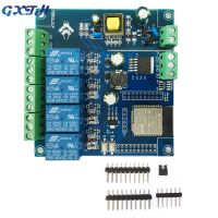 【CC】┋⊙☫  AC220V/DC5-30V ESP32 WIFI Bluetooth BLE Four-channel Relay Module I/O Port ESP32-WROOM Development Board