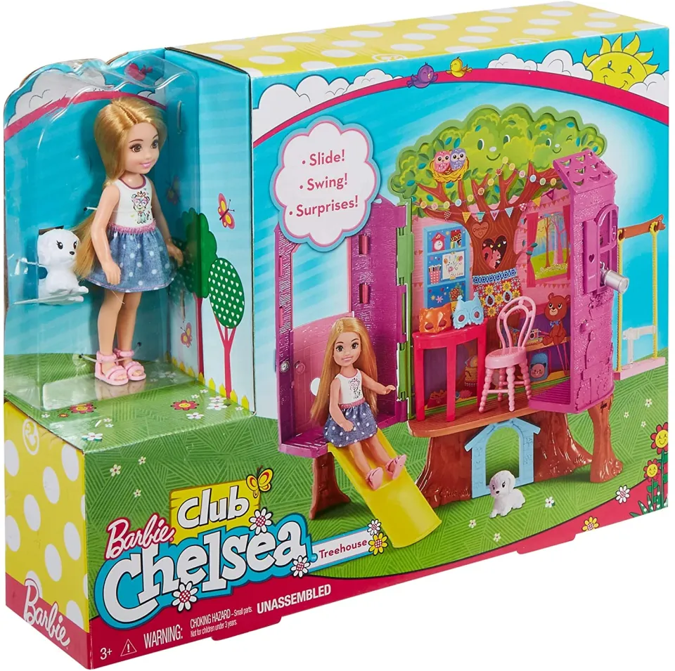 barbie chelsea treehouse playset