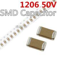 100pcs 1206 50V SMD Thick Film Chip Multilayer Ceramic Capacitor 1pF- 22uF  1P 10PF 10NF 100NF 1UF 2.2UF 4.7UF 10UF 22PF WATTY Electronics