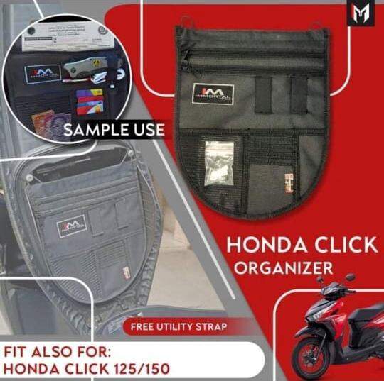 Honda Click v1 v2 v3 2023 and Airblade Under Seat Organizer Motorcycle