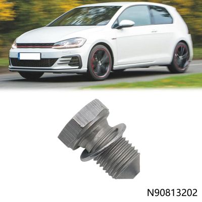 ✘❄✆ Engine Screw Bolt Oil Drain Sump Plug Washer N90813202 For Audi A3 A4 S4 A6 TT Q7 For VW Beetle Eos Golf GTI Jetta Passat Tiguan