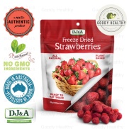 FRUITY CRISPS STRAWBERRIES - Dâu tây sấy giòn DJ&A 25g Úc