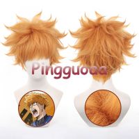 Anime Blue Lock Kunigami Rensuke Cosplay Wig 32cm Orange Short Wigs Heat Resistant Synthetic Hair gjx