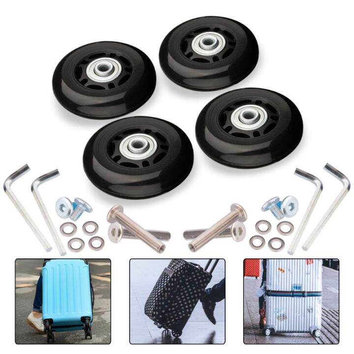 4050MM Suitcase Luggage Wheels Replacement 4Pcs Rubber Wheels Repair