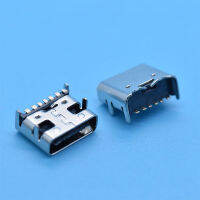 MARBIT 10 ชิ้น/ล็อต Type C 6 Pin SMT Socket Connector USB 3.1 Type-C หญิงตำแหน่ง SMD