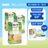 Combo 3 bột ăn dặm không chứa sữa HiPP Organic Baby Cereal 100% hữu cơ cho thumbnail