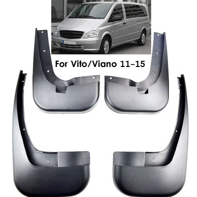 สำหรับ Benz V-Class Vito W447 Viano W639 Mudguard V250รถกันชนโคลน Flaps Vito Splash Guards 2006-2019 Metris Mudflaps