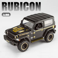 A1:32 Jeeps Wrangler Rubicon 1941 Off-Road Alloy Car Diecasts &amp; Toy Vehicles Car Model Sound And Light Car Toys For Kids GiftM