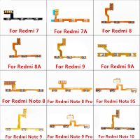 สวิตช์เปิดเครื่องปิดกุญแจปิดเสียงปุ่มปรับระดับเสียงริบบิ้นสายดิ้นสําหรับ Xiaomi Redmi Note 7 8 9S 9 10 Pro สําหรับ Redmi 9 9A 8 8A 7 7A