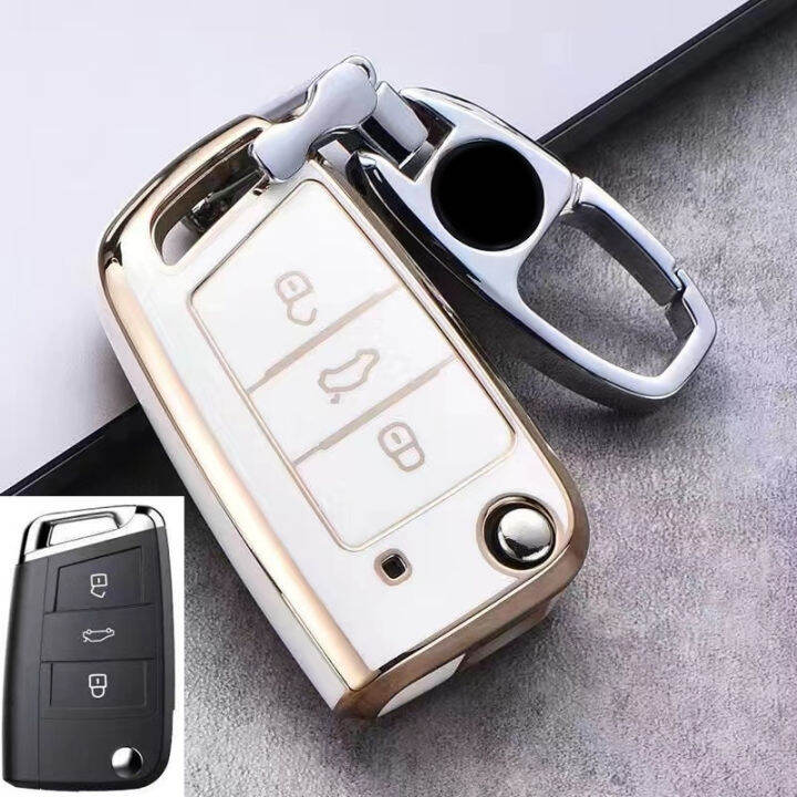 สำหรับกุญแจโฟล์คสวาเก้นเคสกอล์ฟ7-mk7-tiguan-mk2-ateca-leon-fr-2-ibiza-skoda-octavia