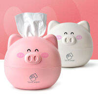 Animals Cute Napkin Tissue Paper Holder Pig Styling Car Desktop Tissue Box Portable Pig Paper Package Case Napkin Paper Holder