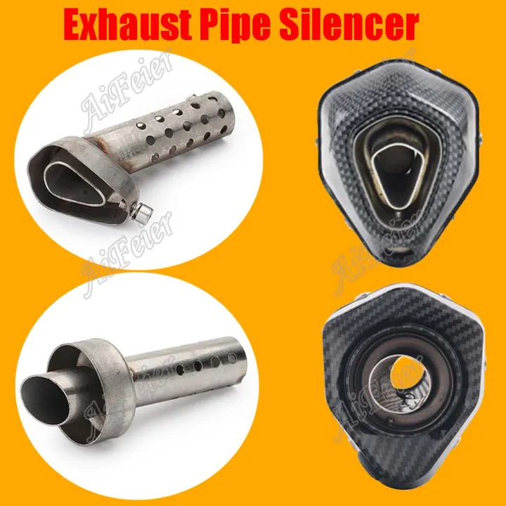 Universal Motorcycle AK SC YOSHIMURA Exhaust Pipe Can Baffle Muffler