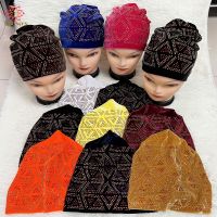 【YF】 Latest Limited Time Muslim Female Turban Hat Bonnet Elastic FabricHot Rhinestone Solid Indian Beanie Hair Bonnets Cap For Women