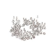 1000pcs/lot Mini Metal Eyelets Inner Dia.2mm Silver For Scrapbooking DIY embelishment garment clothes eyelets Scrapbook Eyelet  Pliers