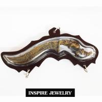 Inspire Jewelry จี้พ่อท่านคล้อย อโนโม มหาเวทย์เขาอ้อ วัดภูเขาทอง จ.พัทลุง ใส่จี้พระได้เพิ่มที่ห่วง พร้อมถุงกำมะหยี่ สวยงาม งานปราณีต ขนาด10cm