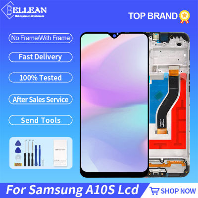 Catteny หน้าจอ A10S 6.2นิ้วสำหรับ Samsung Galaxy A107 LCD Touch Screen Digitizer ASSEMBLY พร้อมกรอบจัดส่งฟรี