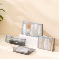 Air Cushion Small Lipstick Organizer Mini Zipper Makeup Pencil Case Cosmetic Transparent Portable