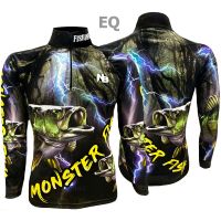 เสื้อตกปลา,ปั่นจักรยาน EQ MONSTER Fish แสง UV บริการเก็บเงินปลายทาง