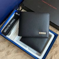 TOMMY HILFIGER SHORT WALLET "หนังวัวแท้"