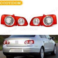 ไฟ LED ด้านหลังรถ1ชุดโคมไฟไฟท้าย DRL สำหรับ VW Passat B6 Sendan 2006 2007 2008 2009 2010 2011แต่งรถ4ชิ้น