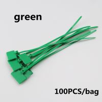 Plastic Nylon Label Ties 3*100mm Nylon Ties Labels  Self Locking Zipper Ties  Marker Cable Ties 100pcs