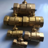 hjk▲┋  2 way brass motorized ball valves body from DN15(G1/2 ) to DN50(G2 )  for electric actuator valve