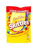 Skittles Smoothies Leckere Kaubonbons ลูกอมรสผลไม้สมูทตี้รวม 5 รส น้ำหนัก 160 กรัม BBF.23/05/24