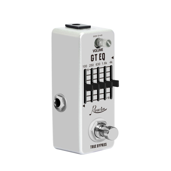 rowin-lef-317a-guitar-eq-true-bypass-guitar-pedal-for-electric-guitar-full-metal-shell-guitar-accessories