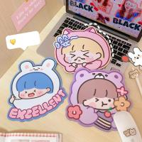 Korean Version Ins Girl Heart Cartoon Mouse Pad Small Cute Computer Student Office Non-slip Student Creative Table Mat