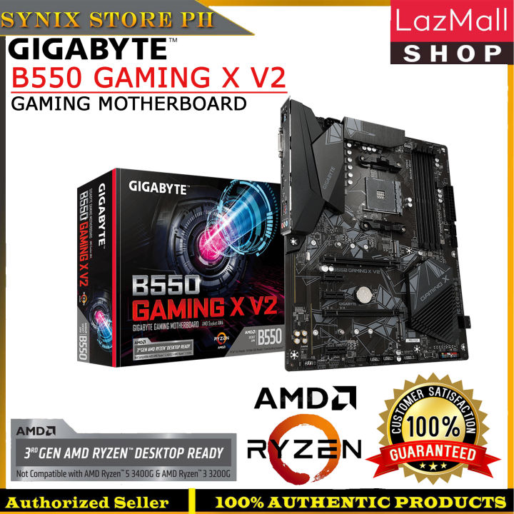 GIGABYTE B550 GAMING X V2 AMD Socket AM4 AMD B550 Chipset Gaming ...