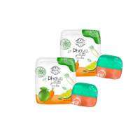 Paya Gluta White Soap สบู่พญากลูต้าไวท์สบู่สองสีกลิ่นหอมฟองเยอะ 60g. ( 2 ก้อน ) #สินค้าพร้อมส่ง