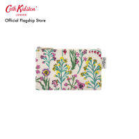 Cath Kidston Zip Purse Paper Pansies Cream กระเป๋าอเนกประสงค์ กระเป๋าสีครีม กระเป๋าลายดอกไม้ กระเป๋าผ้า กระเป๋าแคทคิดสตัน