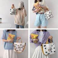 [COD] Yeyu/2021 new cartoon illustration bag womens college style ins casual Messenger hand