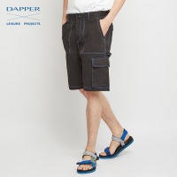 DAPPER x LEISURE PROJECTS กางเกงขาสั้น Cargo Short สีดำ