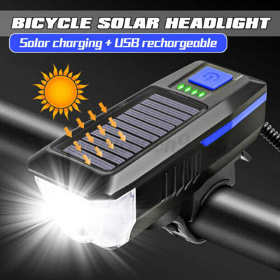 SCAPE จักรยานภูเขาไฟฉาย LED 3โหมดไฟจักรยานไฟหน้ารถจักรยานไฟหน้าจักรยานพลังงานแสงอาทิตย์
