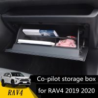 กล่องเก็บของภายในรถสำหรับโตโยต้า RAV4 2019 2020 RAV 4กล่องเก็บของหน้าคอนโซลช่วงเวลากล่องถุงมือกล่องเก็บของภายในกล่องเก็บของตรงกลาง