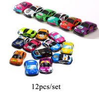 6pcs12pcs Pull Back Car Toys Mobile Machinery Shop Construction Vehicle Fire Truck Taxi Model Baby Mini Cars Children Gifts ZXH