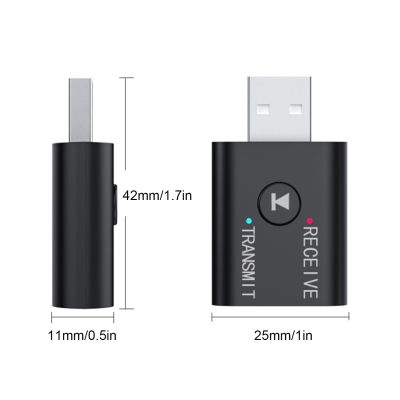 ”【；【-= USB Audio Adaptor Portable Reusable Wireless Transmitter Receiver