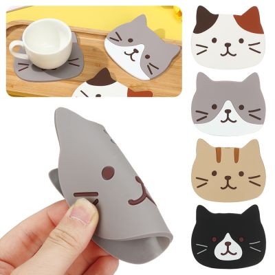 【CW】 Cartoon Shaped Silicone Dining Table Placemat Coaster Accessories Cup Mug Heat-resistant Drink