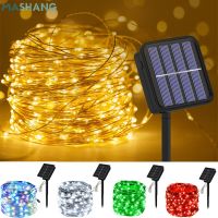 ZZOOI Led Solar Festoon Fairy Lights Lamp Outdoor Waterproof Lighting Led String Lights Garden Garland for Christmas Party Patio Decor