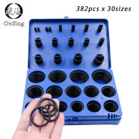 NBR O Rings Rubber Ring Kit 30Sizes Nitrile ORing Sealing O-rings Set Gasket Blue Assortment Kit Box Oil resistance Ring Gas Stove Parts Accessories