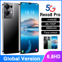 โทรศัพท์ OPPQ Reno 8 Pro 5G Mobiles Phone (16G RAM + 512G ROM) 5G โทรศัพท์มือถือ โทรศัพท์ถูกๆ มือถือจอใหญ่ 6.8นิ้ว เครื่องใหม่ Smartphone 4G/5G โทรศัพท์ราคาถูกๆ Mobile phone มือถือราคาถูกๆ โทรศัพท์สำห รับเล่นเกม โทรสับราคาถูก โทรศัพท ใหม่ มือถือ